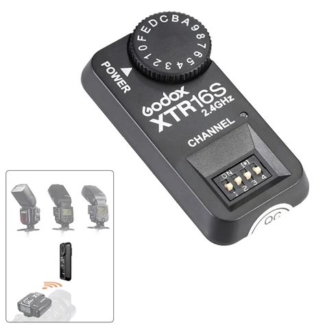 godox xtr 16s 2 4g wireless x system remote control flash receiver for ving v860 v850 x1ts