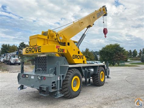 Sold 2000 Grove Rt530e 30 Ton Rough Terrain Crane Crane In Solon Ohio