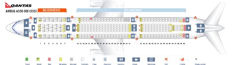 Seat Map Airbus A330 300 Qantas Airways Best Seats In The Plane