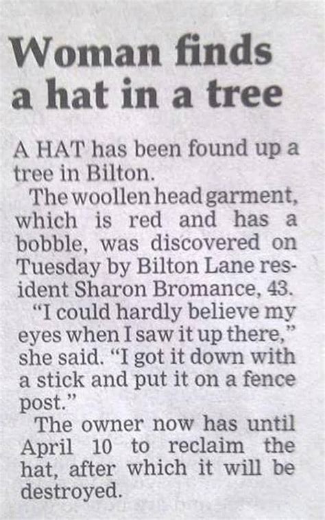 News headlines 2012, stupid newspaper names, dumb headlines, headline jokes, silly headlines, stupid newspaper headlines, funny newspaper titles, stupid headlines of the day, amusing headlines, dumbest headlines, idiotic headlines, stupidest headlines. 47 Hilariously Underwhelming Local News Headlines