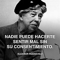 Eleanor Roosevelt | Eleanor roosevelt, Citas del día, Roosevelt