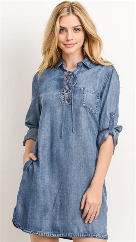 Denim Tunic Dress Denim Tunic Dresses Fashion