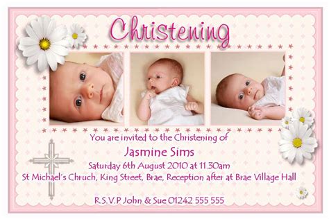 Unique designs for all ages. Do It Yourself Baptism Invitation Elegant Baby Christening Invitations Wording Baby Ba… in 2020 ...