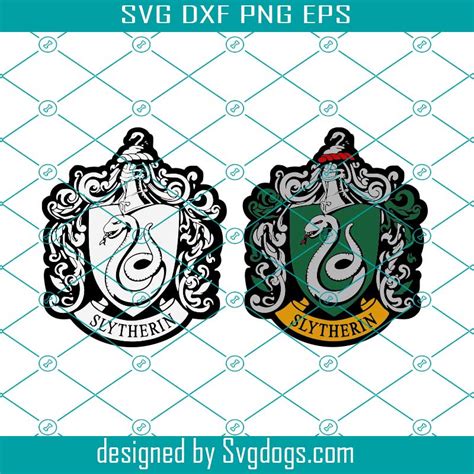 High Detail Slytherin Uniform Emblem Bundle Svg Hogwards Svg