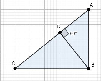 In The Given Figure If A Perpendicular Is Drawn From The Right Angle