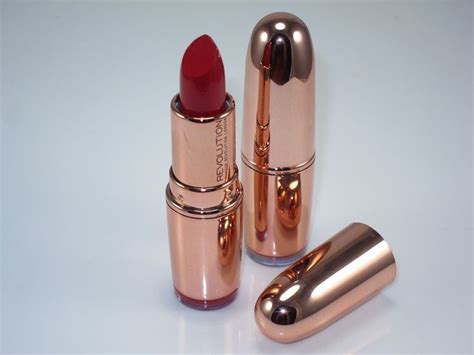 Makeup Revolution Rose Gold Lipstick Review Swatches Musings Of A