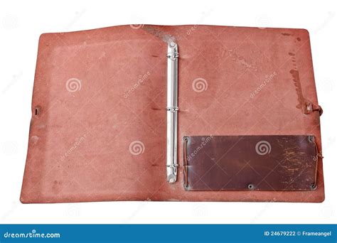 Open Antique Leather Book Stock Photography Image 24679222