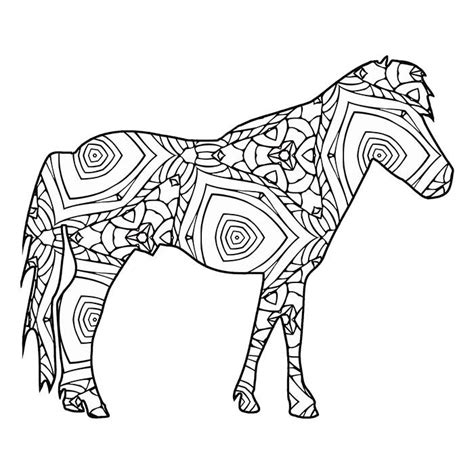 Download 1,090 geometric animal free vectors. 30 Free Printable Geometric Animal Coloring Pages | Horse ...