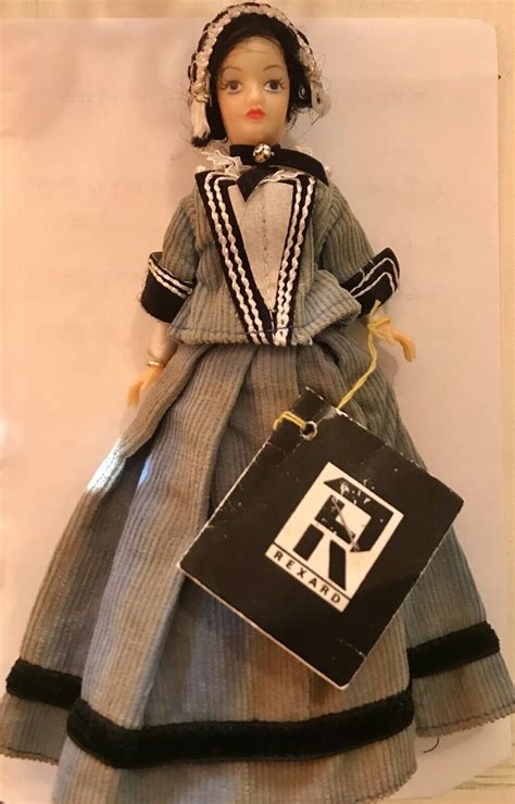 Vintage Rexard Costume Doll Blue Corduroy Dress Wpearls Hat Wtag Ebay