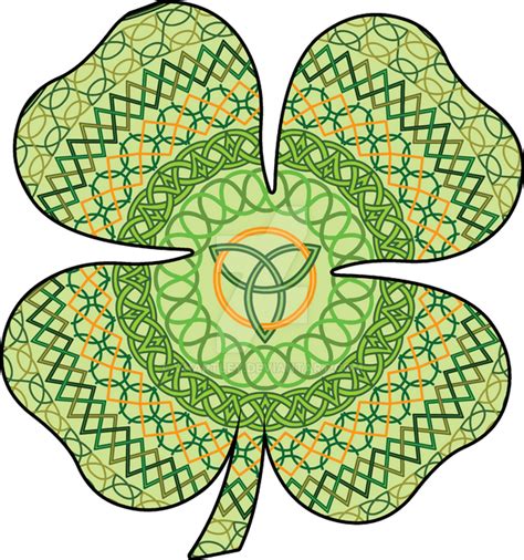 Celtic Four Leaf Clover By Vhartley On Deviantart