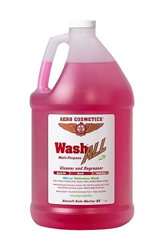 Aero Cosmetics Wash All Degreaser Wet Or Waterless Cleaner Degreaser Wheel Tire Engine