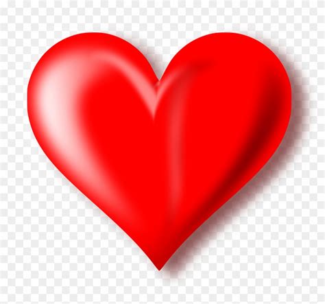 Red Heart With Transparent Background Free Transparent Png Clipart