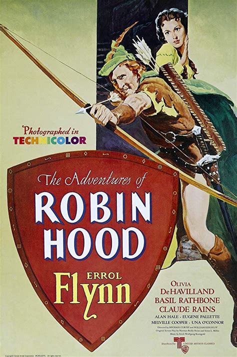 The Adventures Of Robin Hood Robin Hood Movie Posters Robin