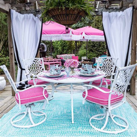 25 Deck Decorating Ideas And A Palm Beach Chic Deck Makeover