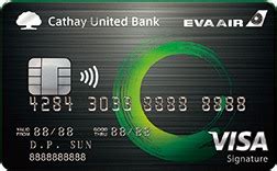 It is part of cathay financial holdings. Infinity MileageLands- Credit Card - EVA Air | 台灣 Taiwan (English)