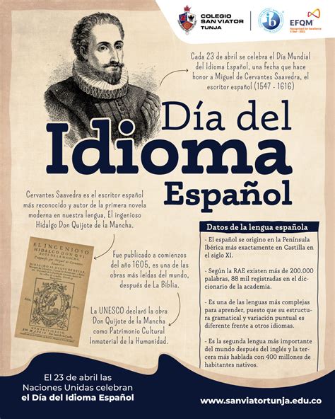 Celebramos El Día Del Idioma Español Colegio Bilingüe San Viator Tunja