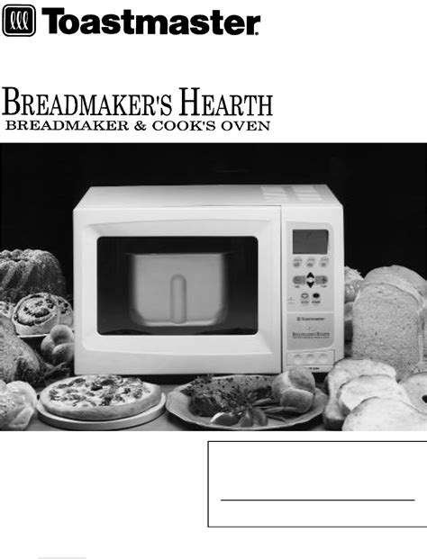 When a bread maker is packaged for shipment, a clear plastic film is placed over the control panel; Download Toastmaster Bread Maker 1143S manual and user ...