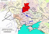 Gubernia De Chernigov Imperio Ruso • Mapsof.net