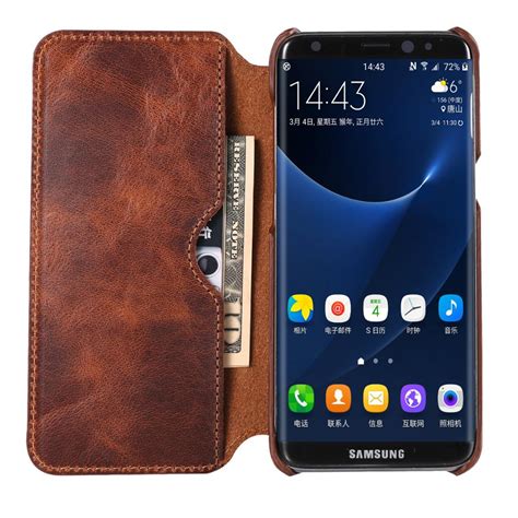 Beisishuma Real Genuine Leather Flip Cover Case For