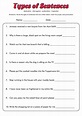 18 4 Types Of Sentences Worksheets / worksheeto.com