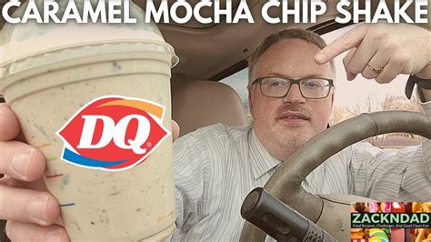 Dairy Queen® NEW Caramel Mocha Chip Shake | ZacknDad - YouTube
