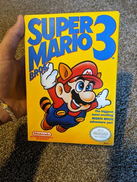 Super Mario Bros Left Bros First Print Cib Complete In Box