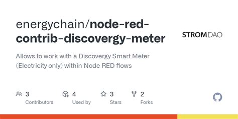 GitHub Energychain Node Red Contrib Discovergy Meter Allows To Work