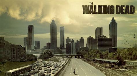 The Walking Dead Tv Series Apocalyptic Horror Cityscape 1920x1080