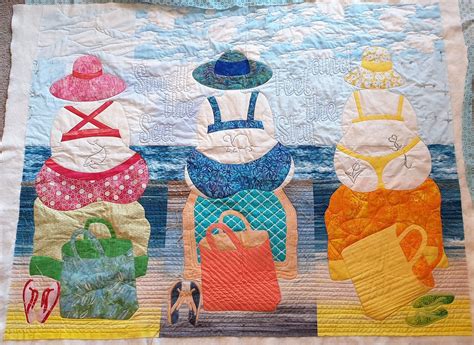 beach bums quilts beach quilt quilts fabric art tutorials