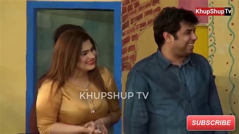 Zafri Khan And Nida Chaudhry Best Comedy Ever Pakistani Stage Drama