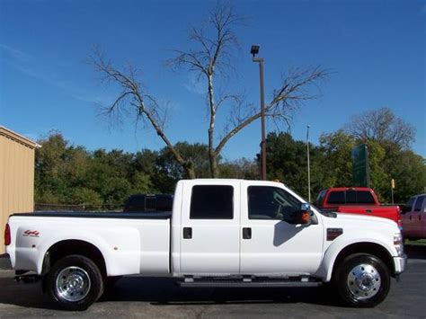 2009 Ford F 450 Lariat Crew Cab 4x4 Diesel Dually Truck Nice Rust Free