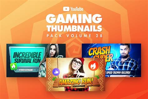 Gaming Youtube Thumbnails Pack 28 By Odindesign On Envato Elements