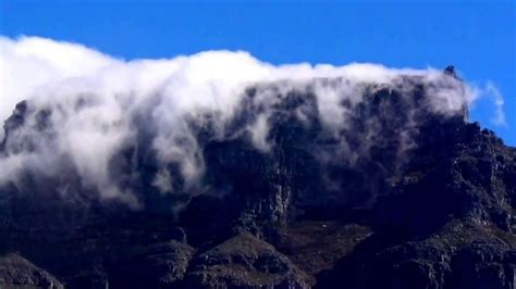 Clouds Over Table Mountain Cape Town Youtube