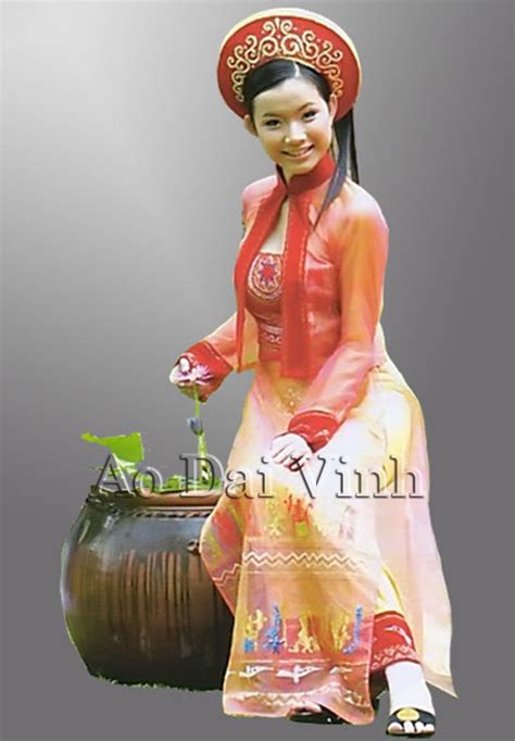 Ao Dai Vinh Custom Made Vietnamese Traditional Ao Dai