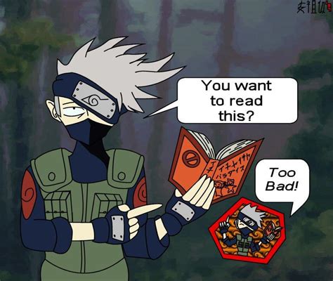 Kakashi And His Book By Theredartist On Deviantart