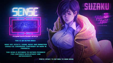 Sense A Cyberpunk Ghost Story Demo Suzaku Smut Gamer