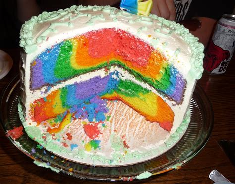 Christines Cuisine Rainbow Cake