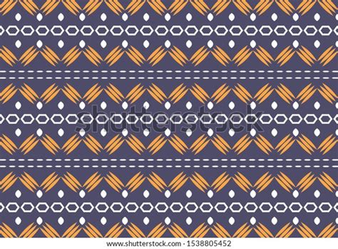 Creative Batik Songket Motif Tenun Geometric Stock Vector Royalty Free