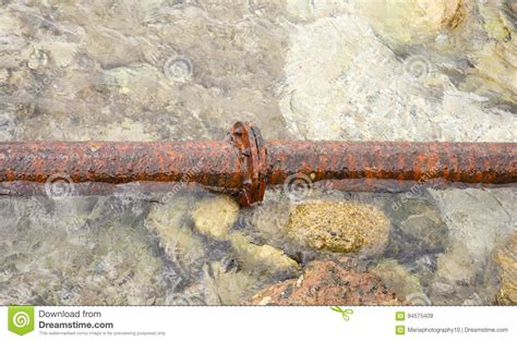 Rusty Pipe Stock Image Image Of Drainage Pumping Metal 94575409