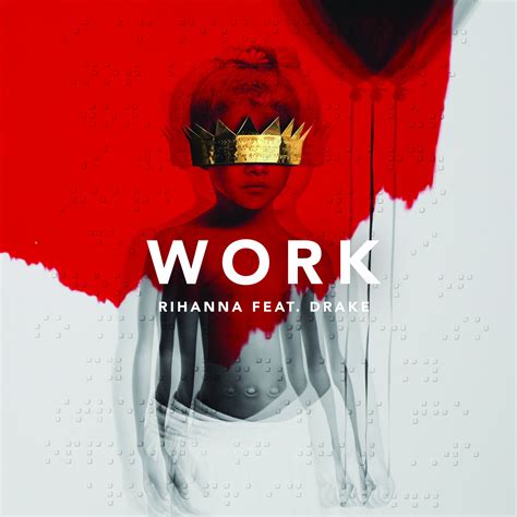 Work Rihanna Alternative Album Cover By Frank Javier Rihanna