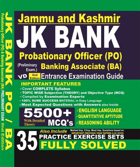 jandk bank banking associates ba probationary officer po at rs 349 50 piece chaura bazaar