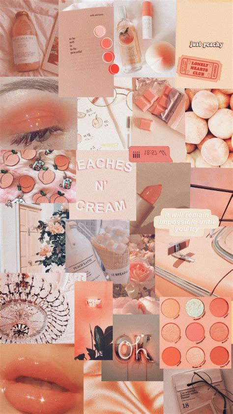 Glittering Peach Aesthetic Laptop