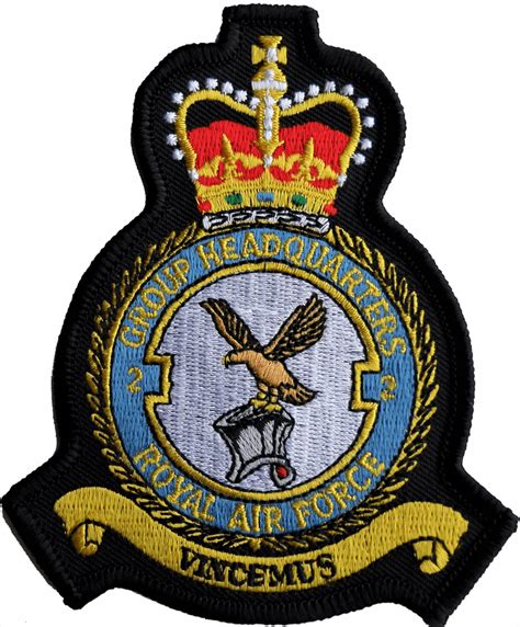 No 2 Group Headquarters Royal Air Force Raf Mod Crest Embroidered Patch