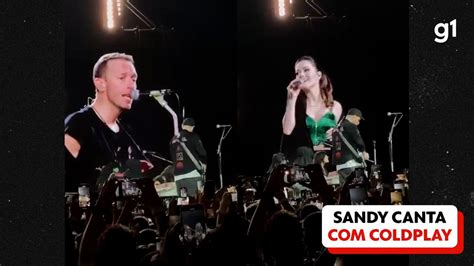 Sandy Comemora Participação Em Show Do Coldplay Zerei A Vida