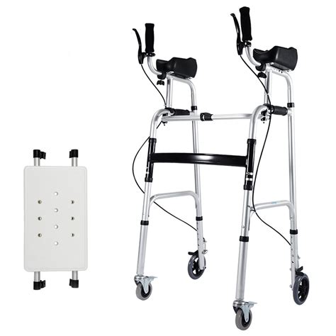 Buy Folding Upright Rolling Walkers With Brakes Forearm Support Seniors