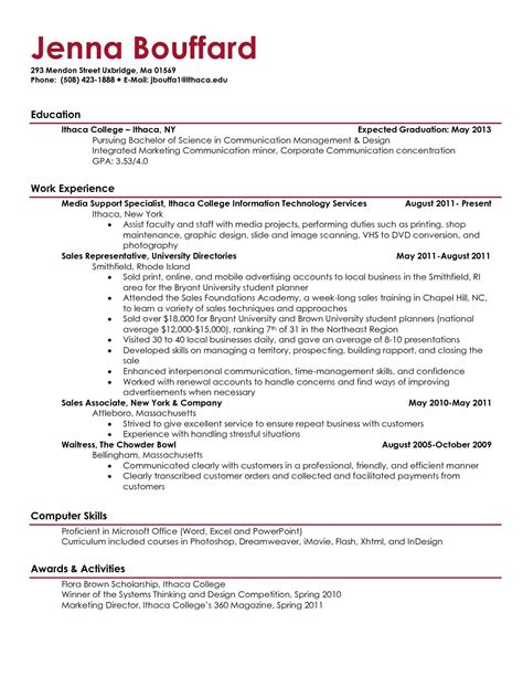 Student cv for internship under fontanacountryinn com. For College Students (With images) | Job resume examples, Student resume template, College resume