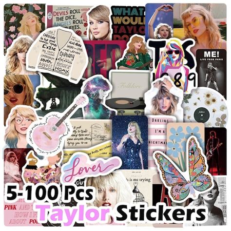 Taylor Swifts Stickers Etsy