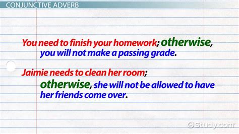 Starting a sentence with while. How to Use Otherwise in a Sentence - Video & Lesson ...