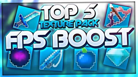 Mİnecraft Top 5 Fps Boost Texture Pack Youtube