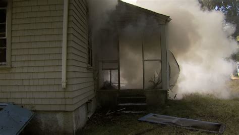 Smoke Coming From Window Of House Stock Footage Video 2111453